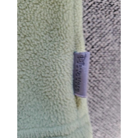 Vintage TINK Tinker Bell Disney 1/4 Zip Fleece Women XL Green Sweatshirt Y2K - Picture 4 of 7